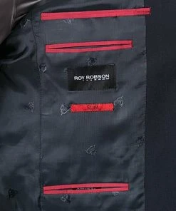 ROY ROBSON Anzug 5042/2002+0240/019 Slim Fit, Schurwolle, Dunkelblau, Marine -Anzüge & Westen Verkäufe 206458 norm4