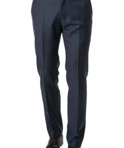 ROY ROBSON Hose 5067/0240/018 Slim Fit, Schurwolle Super110 Lanificio F.lli Cerruti, Dunkelblau meliert, Dunkelblau