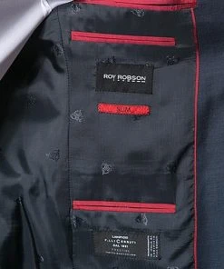 ROY ROBSON Anzug 5067/2042+0240/018 Slim Fit, Schurwolle Super110, Dunkelblau meliert, Dunkelblau -Anzüge & Westen Verkäufe 206471 norm4