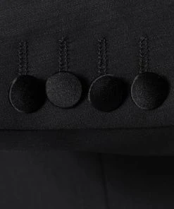 Wilvorst Smoking 401201/01/1550/0+530 Classic Line, Schurwolle Super100, Schwarz -Anzüge & Westen Verkäufe 207958 norm4