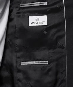 Wilvorst Smoking 401201/01/1550/0+530 Classic Line, Schurwolle Super100, Schwarz -Anzüge & Westen Verkäufe 207958 norm5