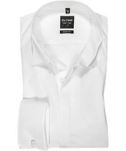 OLYMP Hemd Level Five Body Fit 3077/65/00 Popeline, Weiß