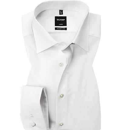OLYMP Hemd Luxor Modern Fit 1810/65/00 Popeline, Weiß, Weiss 3 OLYMP Hemd Luxor Modern Fit 1810/65/00 Popeline, Weiß, Weiss