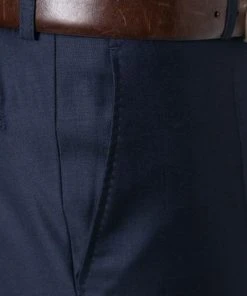 Carl Gross Hose Sascha 40/016N0/332023/63 Modern Fit, Flanell, Marine meliert, Marine -Anzüge & Westen Verkäufe 212439 norm2