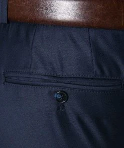 Carl Gross Hose Sascha 40/016N0/332023/63 Modern Fit, Flanell, Marine meliert, Marine -Anzüge & Westen Verkäufe 212439 norm3