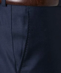 Carl Gross Anzug 40/016N0/323012+332023/63 Modern Fit, Schurwolle, Marine meliert, Marine -Anzüge & Westen Verkäufe 212445 norm6