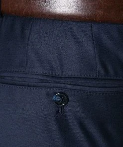 Carl Gross Anzug 40/016N0/323012+332023/63 Modern Fit, Schurwolle, Marine meliert, Marine -Anzüge & Westen Verkäufe 212445 norm7