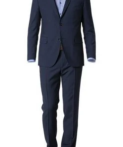 Pierre Cardin Anzug 52250+72002/850/10001/3050 Regular Fit, Schurwolle, Navy, Marine