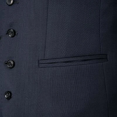 bugatti Weste Smart Fit 99801/780200/390 Merinowolle, Marineblau, Marine 4 bugatti Weste Smart Fit 99801/780200/390 Merinowolle, Marineblau, Marine – Bild 2