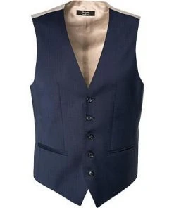 bugatti Weste Smart Fit 99801/780200/380 Merinowolle, Nachtblau