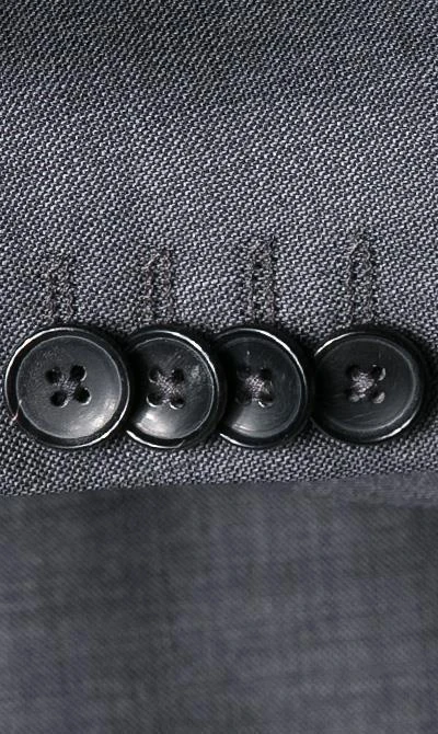 EDUARD DRESSLER Anzug 00510/6B51+3B25/26 Schurwolle Super140, Mittelgrau meliert, Anthrazit 5 EDUARD DRESSLER Anzug 00510/6B51+3B25/26 Schurwolle Super140, Mittelgrau meliert, Anthrazit – Bild 3