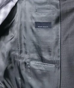 EDUARD DRESSLER Anzug 00510/6B51+3B25/26 Schurwolle Super140, Mittelgrau meliert, Anthrazit 13 EDUARD DRESSLER Anzug 00510/6B51+3B25/26 Schurwolle Super140, Mittelgrau meliert, Anthrazit -Anzüge & Westen Verkäufe 216238 norm4