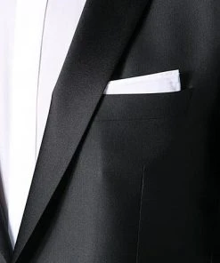 Wilvorst Smoking 433100/10/18651/722/2 Super Slim Line, Wolle, Schwarz -Anzüge & Westen Verkäufe 217465 norm3