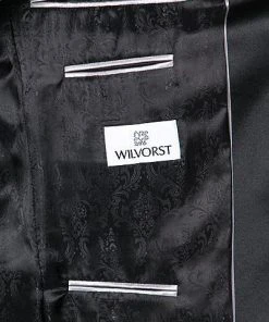 Wilvorst Smoking 433100/10/18651/722/2 Super Slim Line, Wolle, Schwarz -Anzüge & Westen Verkäufe 217465 norm5