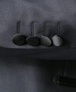 Wilvorst Smoking 433100/32/18501/631/2 Super Slim Line, Wolle, Nachtblau -Anzüge & Westen Verkäufe 217467 norm4