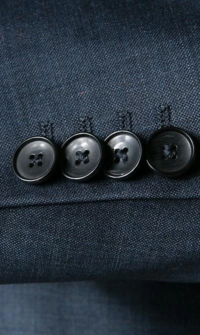 EDUARD DRESSLER Anzug 00510/6B51+3B25/46 Schurwolle, Blau meliert, Stahlblau 5 EDUARD DRESSLER Anzug 00510/6B51+3B25/46 Schurwolle, Blau meliert, Stahlblau – Bild 3