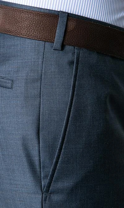 EDUARD DRESSLER Anzug 00510/6B51+3B25/46 Schurwolle, Blau meliert, Stahlblau 9 EDUARD DRESSLER Anzug 00510/6B51+3B25/46 Schurwolle, Blau meliert, Stahlblau – Bild 7