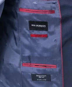 ROY ROBSON Anzug 5066/2022+0240/019 Slim Fit, Schurwolle Super100, Marine-royal meliert, Dunkelblau -Anzüge & Westen Verkäufe 226282 norm4