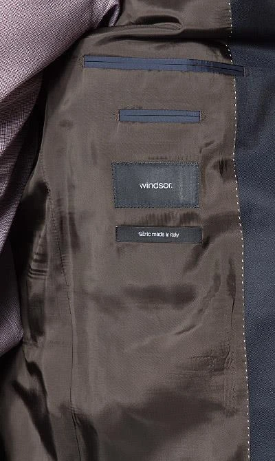 Windsor Anzug 13009345+13009348/420 Anzug Sera-Sole, Shaped Fit, Schurwolle, Nachtblau meliert, Marine 7 Windsor Anzug 13009345+13009348/420 Anzug Sera-Sole, Shaped Fit, Schurwolle, Nachtblau meliert, Marine – Bild 5