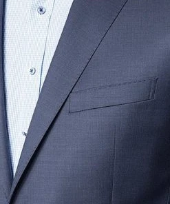 Windsor Anzug 13009345+13009348/425 Anzug Sera-Sole, Shaped Fit, Schurwolle, Dunkelblau meliert, Stahlblau -Anzüge & Westen Verkäufe 227911 norm3