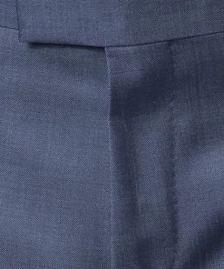 Windsor Anzug 13009345+13009348/425 Anzug Sera-Sole, Shaped Fit, Schurwolle, Dunkelblau meliert, Stahlblau -Anzüge & Westen Verkäufe 227911 norm7