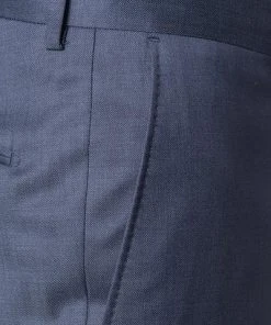 Windsor Anzug 13009345+13009348/425 Anzug Sera-Sole, Shaped Fit, Schurwolle, Dunkelblau meliert, Stahlblau -Anzüge & Westen Verkäufe 227911 norm8