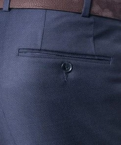 DIGEL Hose Preference Moder Fit 99652/Per/22 Hose Per, Modern Fit, Schurwolle Super110 REDA, Marinelblau meliert, Marine -Anzüge & Westen Verkäufe 228967 norm3