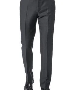 DIGEL Hose Preference Moder Fit 99652/Per/12 HosePer, Modern Fit, Schurwolle Super110 REDA, Schwarz meliert, Anthrazit