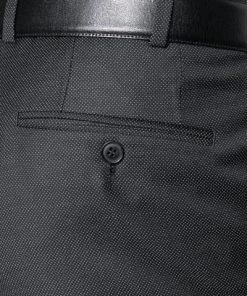 DIGEL Hose Preference Moder Fit 99652/Per/12 HosePer, Modern Fit, Schurwolle Super110 REDA, Schwarz meliert, Anthrazit -Anzüge & Westen Verkäufe 228968 norm3