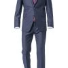 DIGEL Anzug Preference 99652/Duncan-AMF+Per/22 Modern Fit, Schurwolle Super110 REDA, Dunkelblau meliert, Marine