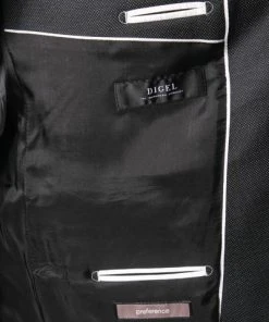 DIGEL Anzug Preference 99652/Duncan-AMF+Per/12 Modern Fit, Schurwolle Super110 REDA, Schwarz meliert, Anthrazit -Anzüge & Westen Verkäufe 228982 norm4