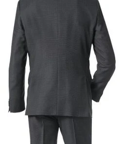 DIGEL Anzug Preference 99652/Duncan-AMF+Per/12 Modern Fit, Schurwolle Super110 REDA, Schwarz meliert, Anthrazit -Anzüge & Westen Verkäufe 228982 norm5