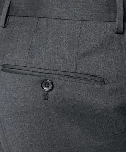 Windsor Hose L-WH Sole 13009349/113 Shaped Fit, Merinowolle Super130 Loro Piana, Anthrazit meliert, Anthrazit -Anzüge & Westen Verkäufe 229075 norm4