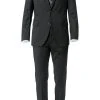 Windsor Anzug 13009346+13009349/110 Anzug Sera-Sole, Shaped Fit, Merinowolle Super130, Schwarz -Anzüge & Westen Verkäufe 229082 norm