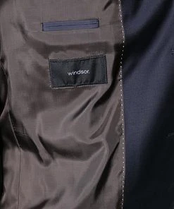 Windsor Anzug 13009346+13009349/120 Anzug Sera-Sole, Shaped Fit, Merinowolle Super130, Dunkelblau, Marine -Anzüge & Westen Verkäufe 229083 norm5