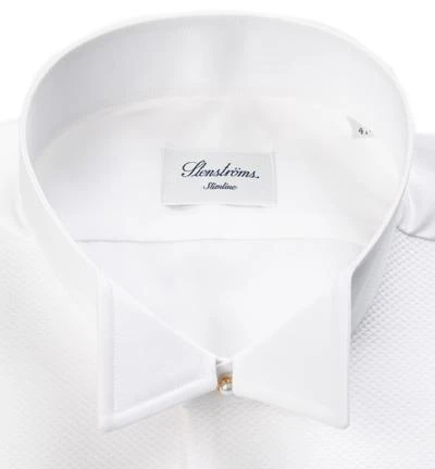 Stenströms Fitted Body 862401/1001/000 Frackhemd, Baumwolle, Weiß 4 Stenströms Fitted Body 862401/1001/000 Frackhemd, Baumwolle, Weiß – Bild 2
