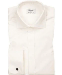 Stenströms Slimline 726771/1467/200 Hemd, Twill, Creme