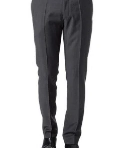 ROY ROBSON Hose 5066/0240/008 Slim Fit, Schurwolle Super100, Grau meliert, Anthrazit