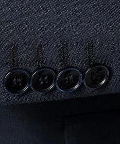 ROY ROBSON Anzug 5005/3042+0340/018 Regular Fit, Schurwolle Super100, Nachtblau meliert, Nachtblau -Anzüge & Westen Verkäufe 231119 norm3