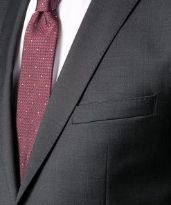 Carl Gross Anzug 50/042S0/323022+332023/83 Modern Fit, Schurwolle Super110 REDA, Anthrazit meliert, Anthrazit -Anzüge & Westen Verkäufe 231183 norm3