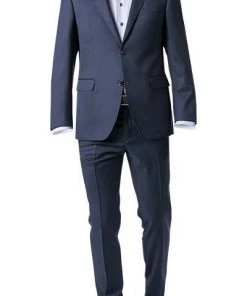 Carl Gross Anzug 50/042S0/323022+332023/63 Modern Fit, Schurwolle Super110 REDA, Dunkelblau, Marine
