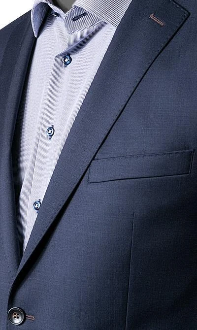 Carl Gross Anzug 50/042S0/323022+332023/63 Modern Fit, Schurwolle Super110 REDA, Dunkelblau, Marine 5 Carl Gross Anzug 50/042S0/323022+332023/63 Modern Fit, Schurwolle Super110 REDA, Dunkelblau, Marine – Bild 3