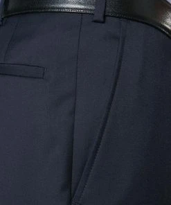 EDUARD DRESSLER Hose Jeff 00211/3B25/44 Shaped Fit, Schurwolle Super110, Dunkelblau, Marine -Anzüge & Westen Verkäufe 237596 norm2