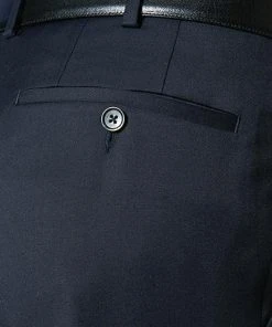 EDUARD DRESSLER Hose Jeff 00211/3B25/44 Shaped Fit, Schurwolle Super110, Dunkelblau, Marine -Anzüge & Westen Verkäufe 237596 norm3