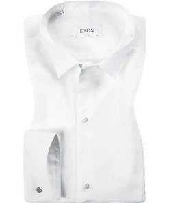 ETON Classic Fit Kläppchen 6363/016/00 Hemd, Popeline, Weiß