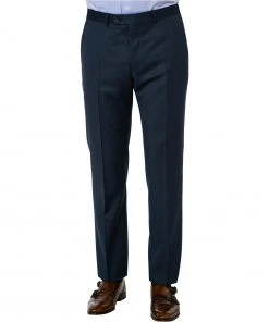 DIGEL Hose Modern Fit Per 99653/116062/22 Hose Per, Schurwolle Super110 REDA, Marine