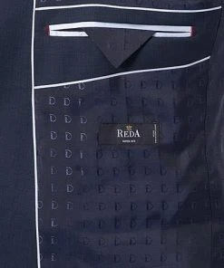 DIGEL Anzug Modern Fit 99653/120033+116062/22 Schurwolle Super110 REDA, Marine -Anzüge & Westen Verkäufe 241782 norm5