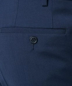 DIGEL Anzug Extra Slim Fit 99832/120108+110049/24 Schurwolle Super100, Dunkelblau -Anzüge & Westen Verkäufe 241792 norm9