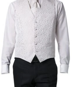 DIGEL Weste Modern Fit 1698/Lambert/78 Mikrofaser, Ecru