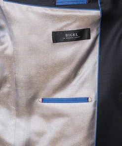 DIGEL Anzug 1009342/120210+114001+164003+190012/20 Anzug mit Weste, Plastron, Einstecktuch, Modern Fit, Schurwolle, Nachtblau -Anzüge & Westen Verkäufe 242665 norm5